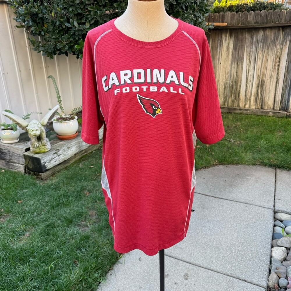 NFL Apparel Arizona Cardinals Red Football Shirt Men's Size Large